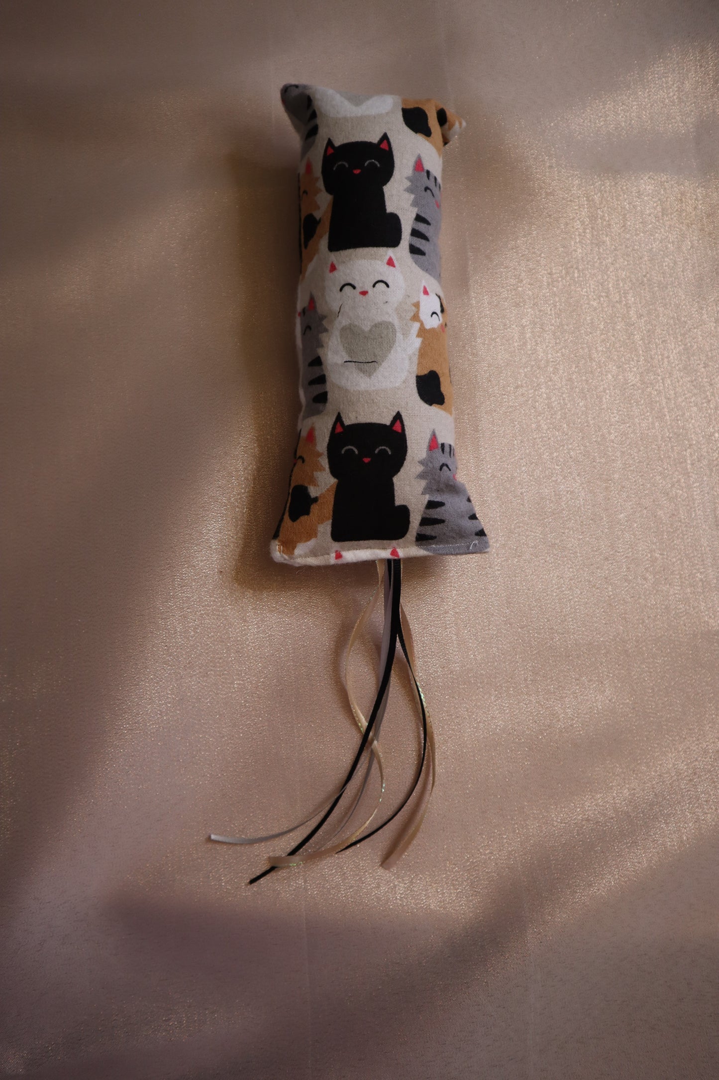 Cat Kicker Toy with Ribbons and Organic Potent Catnip play toy