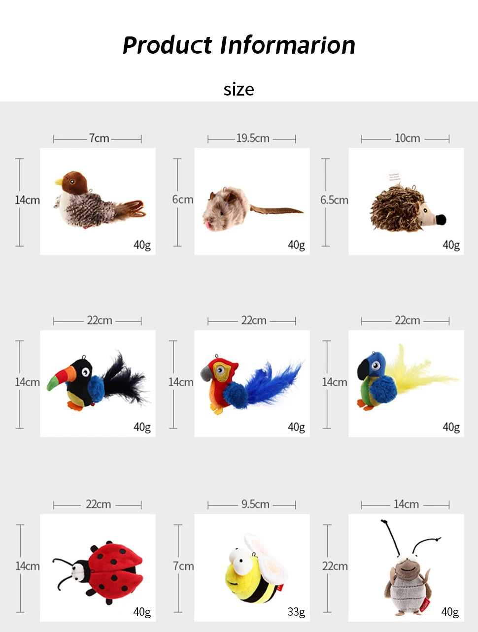 Feather Simulation Animals with Sounds